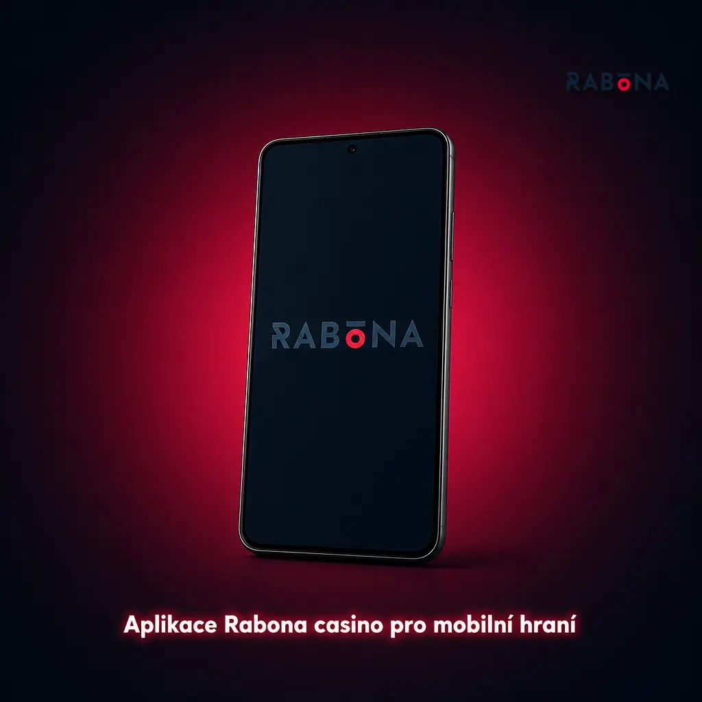 Mobilní aplikace Rabona casino pro Android s přihlášením k účtu, hrami a sportovními sázkami