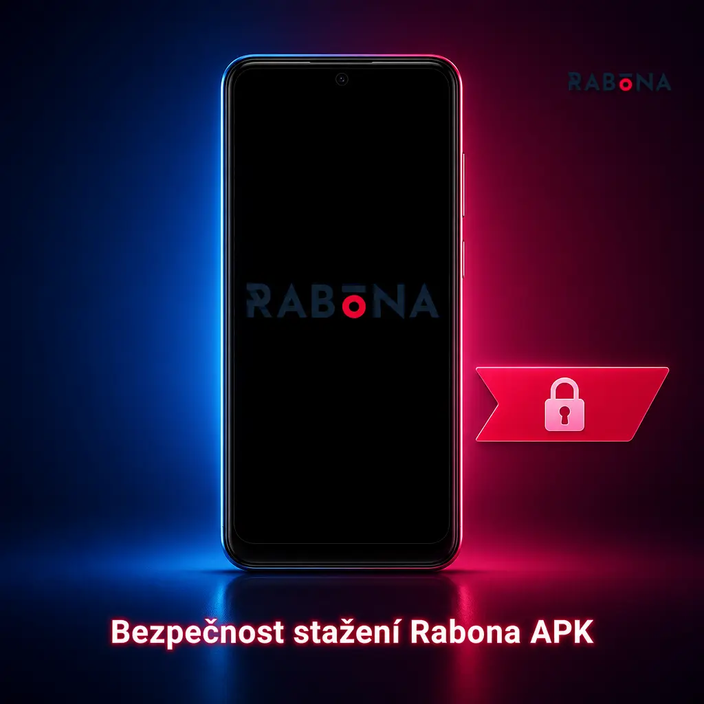Bezpečné stažení Rabona APK se SSL šifrováním, licencí Curaçao eGaming a omezením 18+