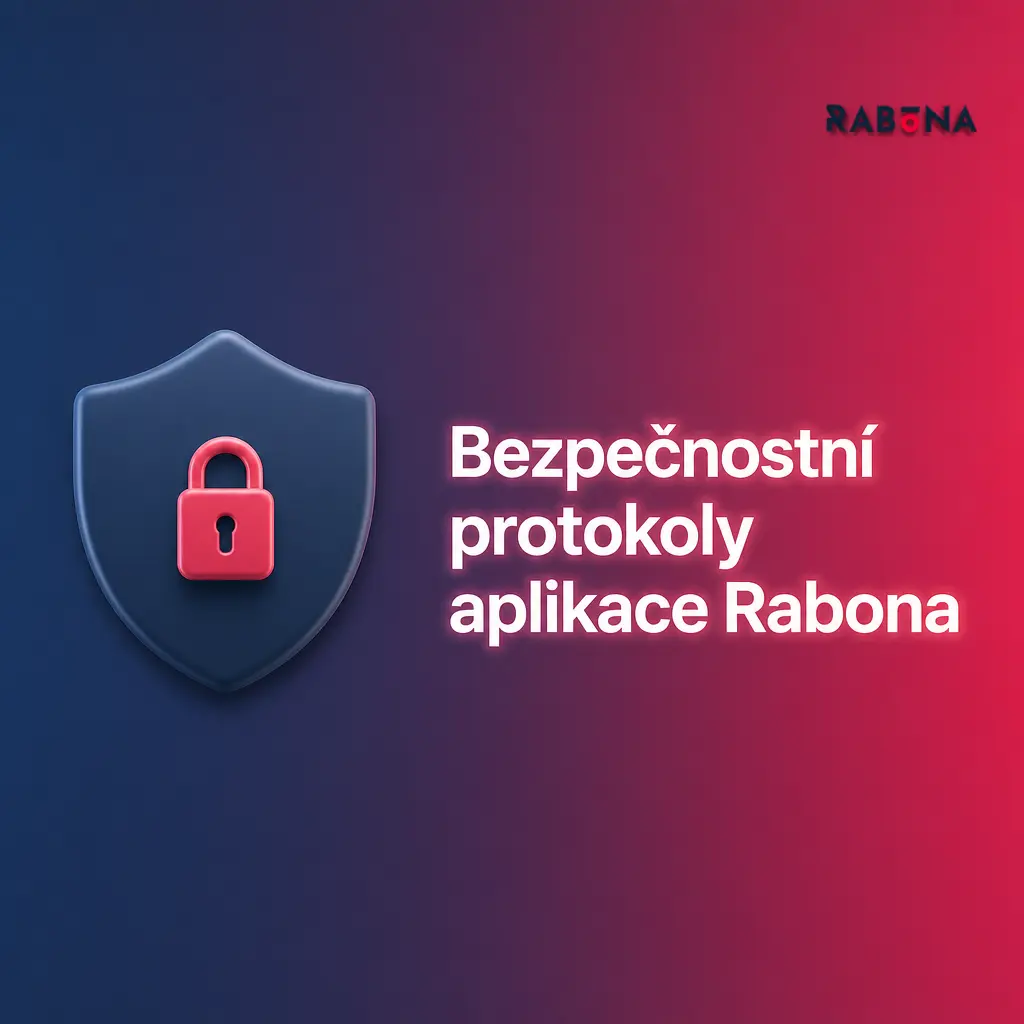 Schéma bezpečnostních protokolů Rabona: HTTPS, 3D Secure, 2FA a ověření identity pro ochranu účtu a plateb