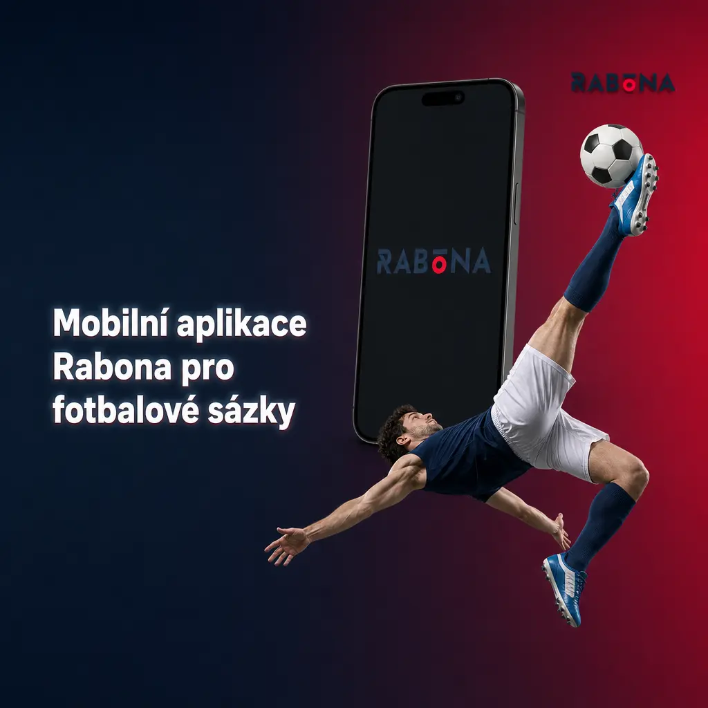 Mobilní aplikace Rabona pro fotbalové sázky na Androidu a iOS se sdíleným účtem, tikety a live kurzy