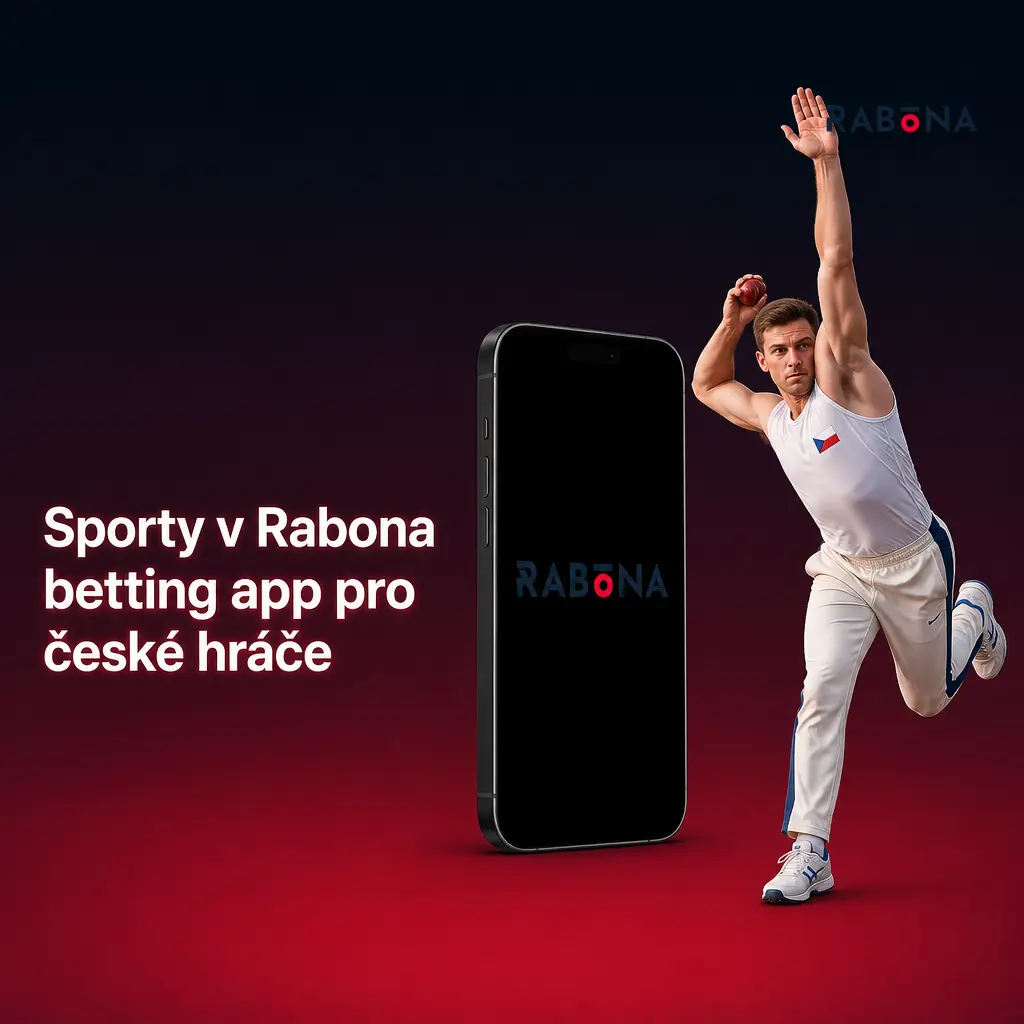 Sportovní nabídka v aplikaci Rabona: fotbal, hokej, tenis, basketbal, MMA, eSport a živé sázky