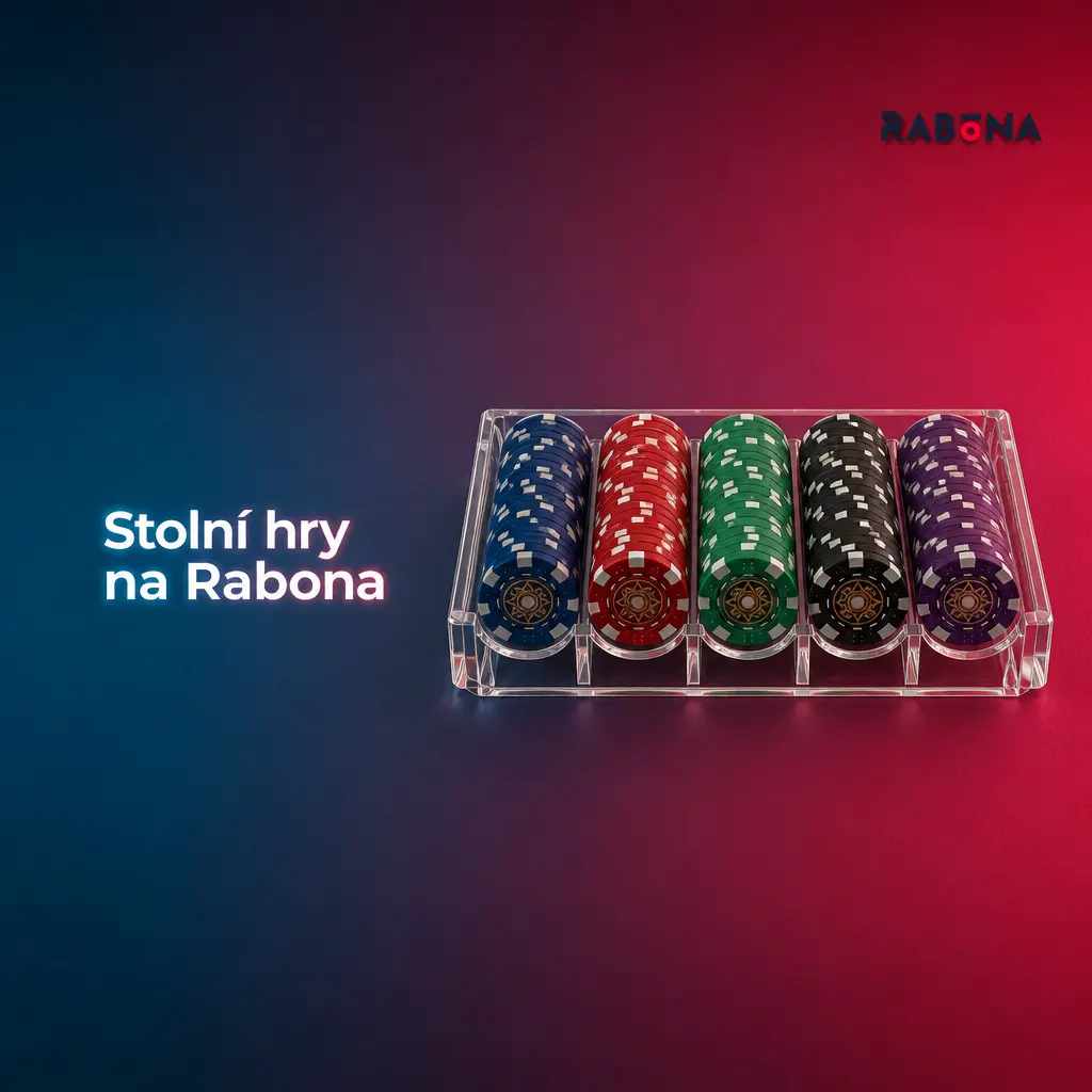 Stolní hry na Rabona: ruleta, blackjack, baccarat, poker a video poker s pevnými pravidly a limity